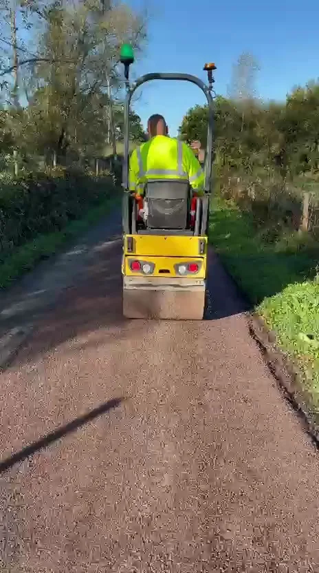 Estate road surface dressing, Lock Farm Estate, image 6